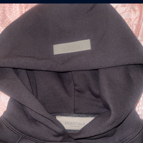 Brand new fear of God, black essentials hoodie, extra extra small in man - Picture 3 of 3